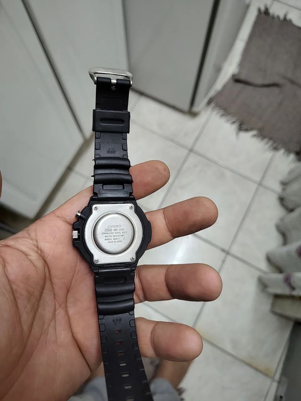 Relógio Esportivo Digital com Pulseira de Borracha MD-310 clássico. - Foto 3