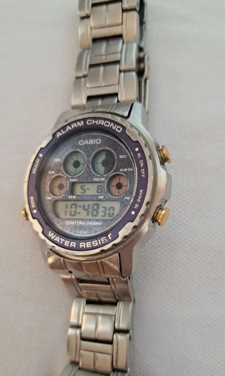 Relógio Casio Alarm Chrono Quatro Graph - Foto 2