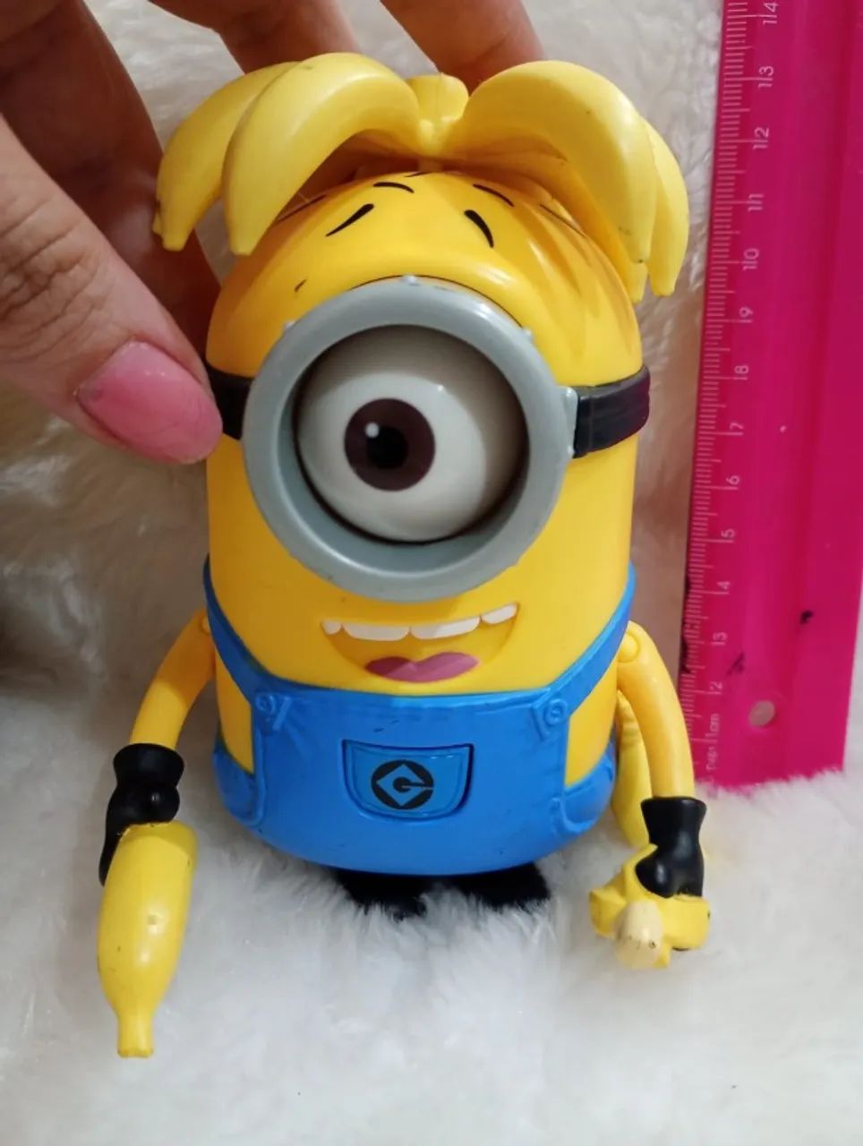 kit 4 bonecos minions meu malvado favorito articuados com 1 grande falante Original - Foto 5