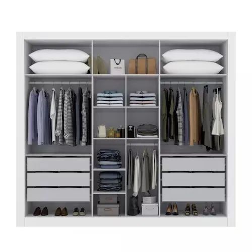 Guarda Roupa Casal 6 Portas 6 Gavetas Cannes nOVO DIRETO DA FABRICA - Foto 2