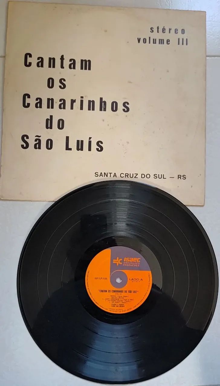 Disco Vinil Cantam os Canarinhos do São Luís vol. 3 - Foto 3