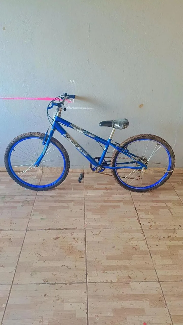 Bicicleta Aro 24 Maxx Esportes Azul