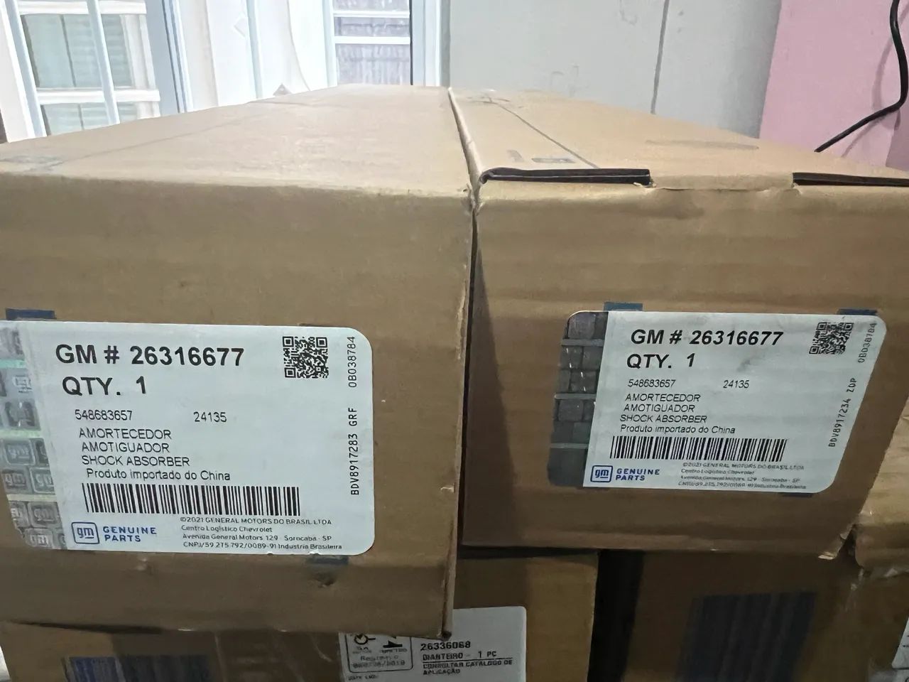 Par de amortecedor original da Tracker 2001 em diante