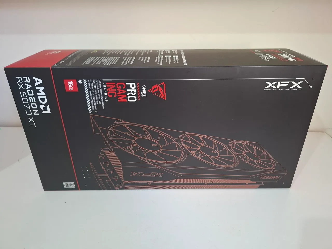 Rx 9070 xt 16gb lacrada da XFX TOPZERA
