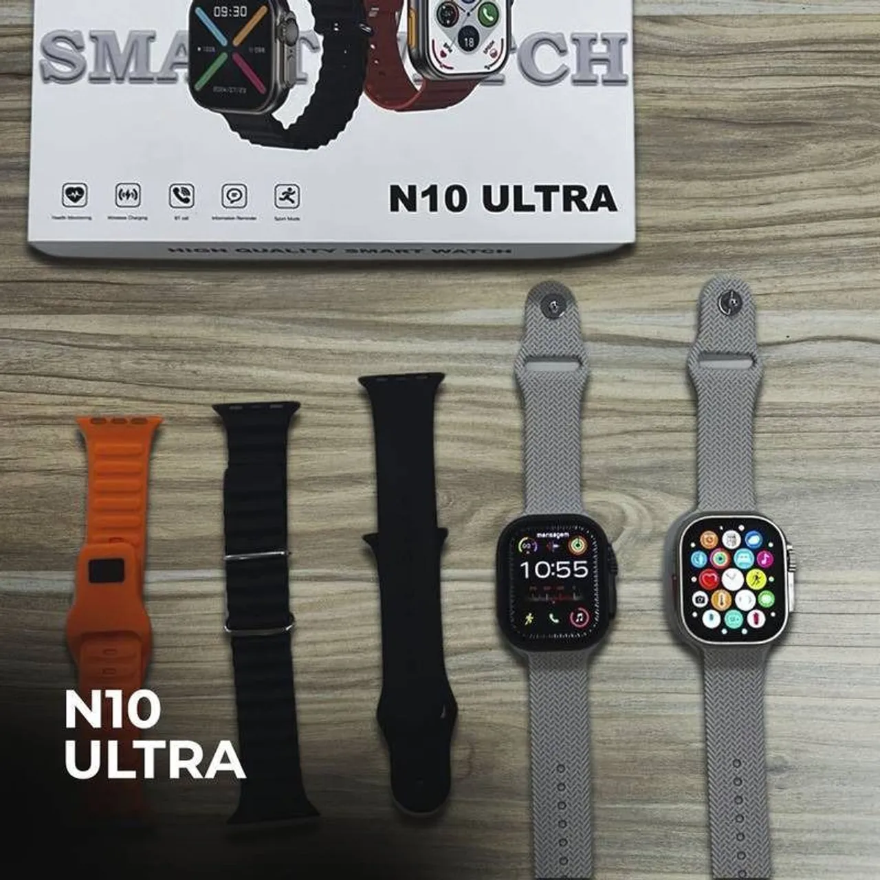 Smartwatch N10 Ultra - 4 pulseira