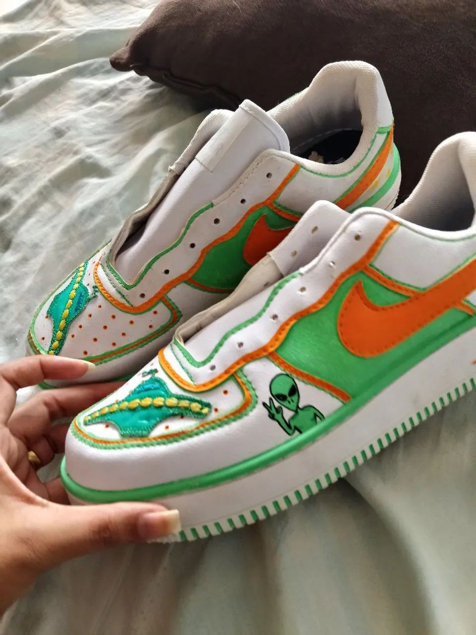 Tênis Nike Air force personalizado Calçados Jardim Curitiba