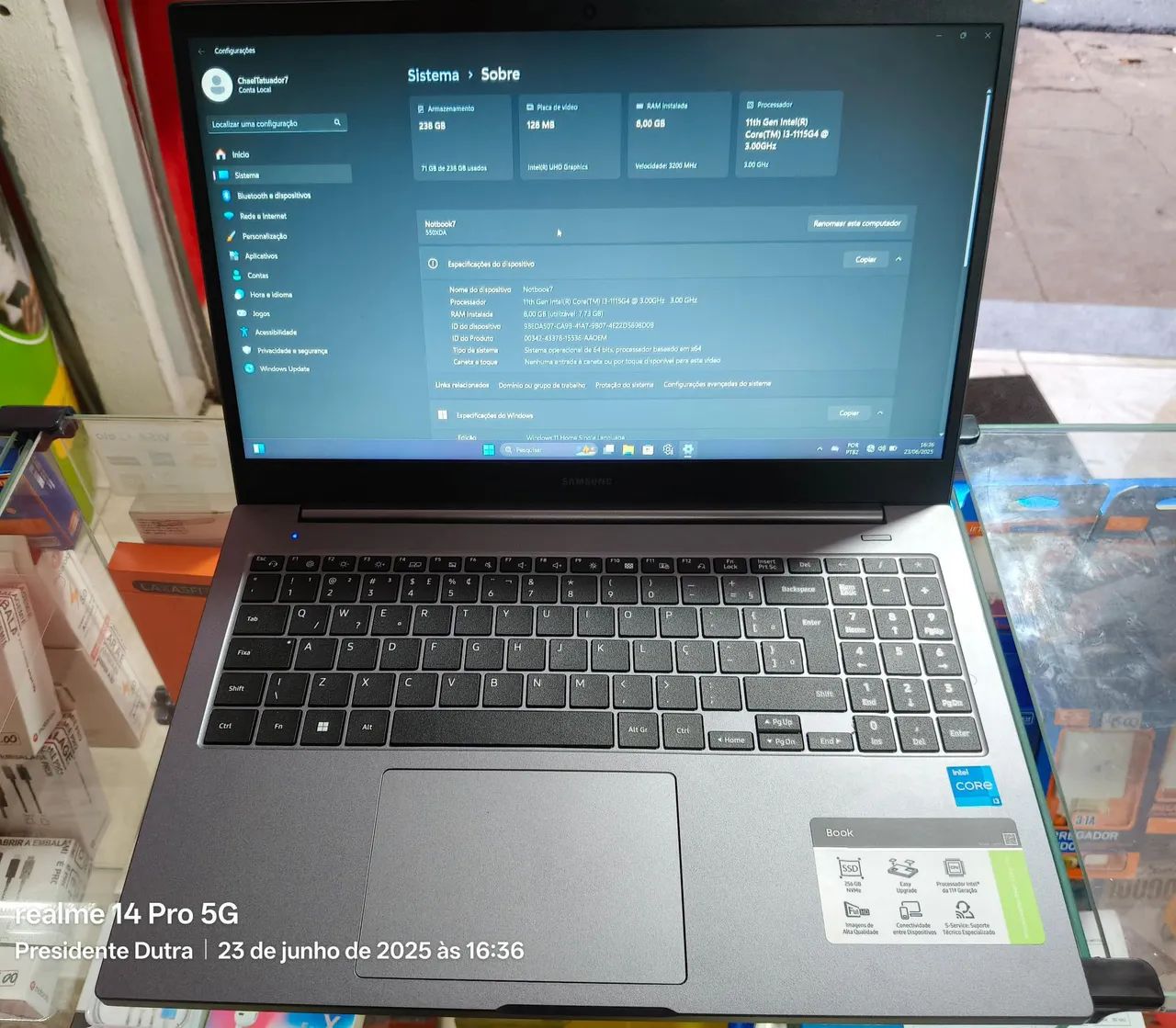 Notebook Samsung - Design Elegante e Desempenho Superior - Foto 2