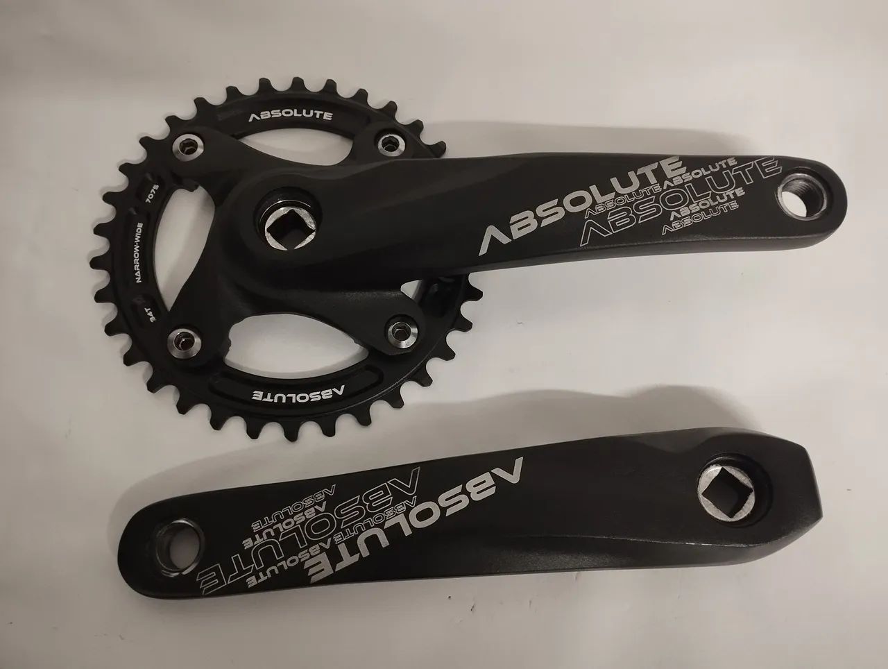 Pedivela Absolut 34t Narrow-Wide 175mm Ponta Quadrada - Ciclismo