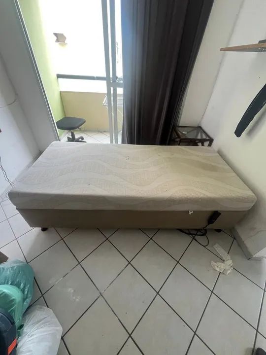 Cama de Solteiro Articulada Pilati Centauro + Par de Grade + Colchão Pneumatico - Foto 3
