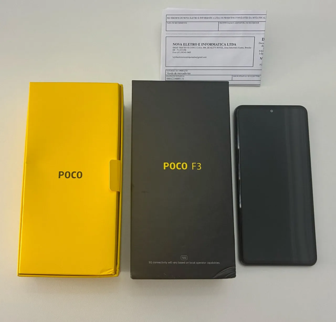 Smartphone XIAOMI POCO F3 com Nota Fiscal - 8GB Ram e 256 de armazenamento