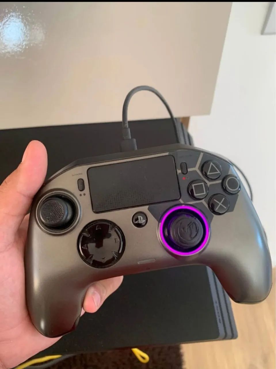 Playstation 4 + controle Nacon pro 2 + controle stelf competitivo  - Foto 2