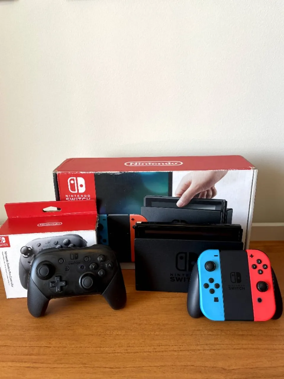 Nintendo Switch Desbloqueado + Pro Controller + Case