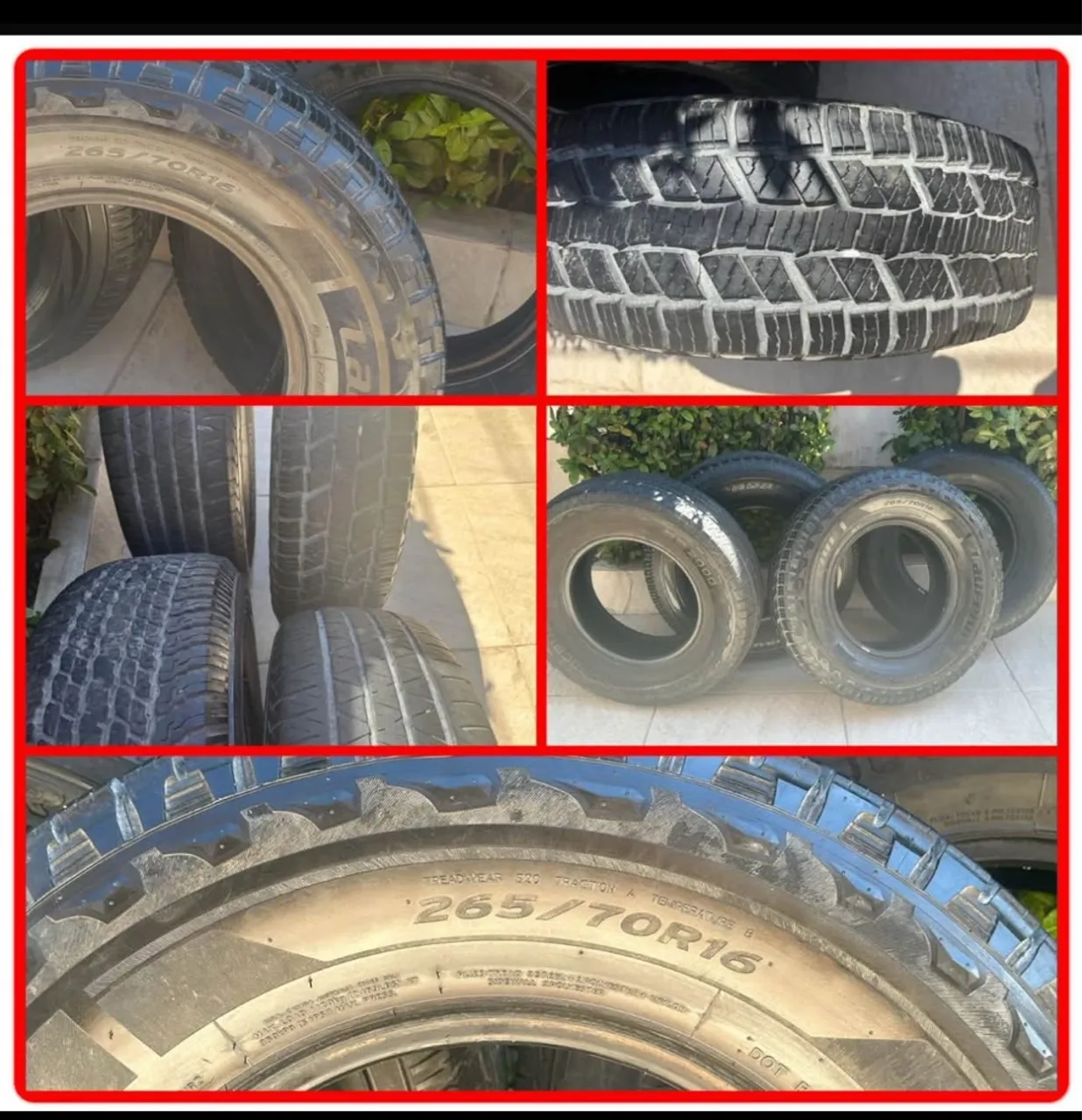 Jogo de Pneus 265/70R16