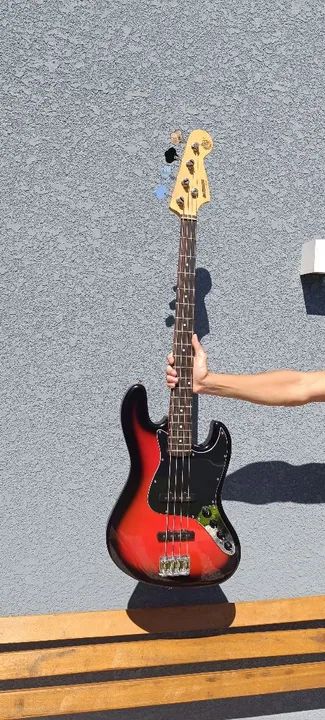Baixo jazz bass artwood custom (luthier)  4 cordas   - Foto 2
