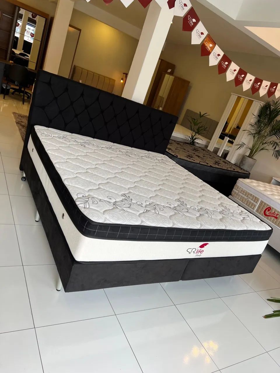 Cama box King Completa - ENTREGAMOS  - Foto 5