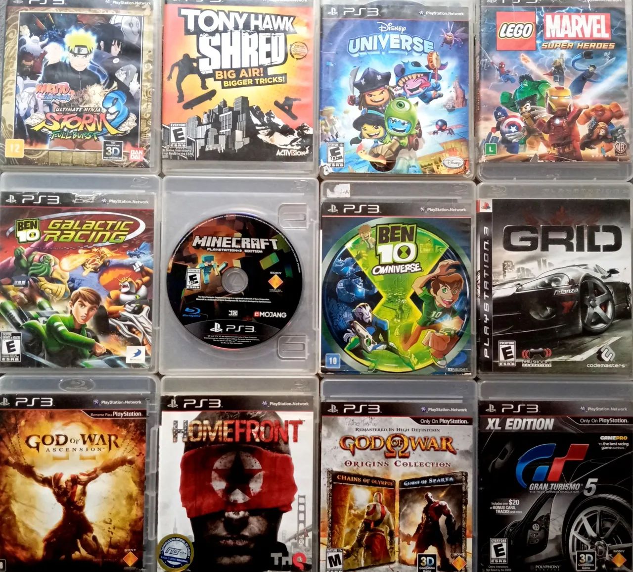 Jogos PS3 - Diversos Gêneros!
