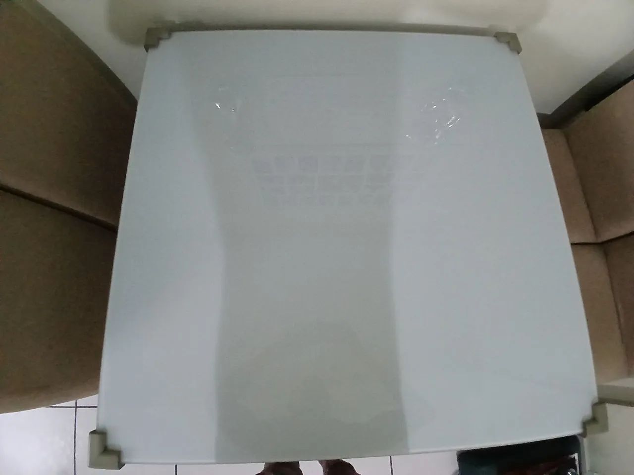 Mesa de Vidro Retangular - Branca - Foto 2