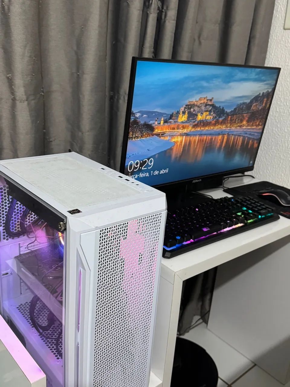 PC Gamer Completo com Gabinete RGB 128GB RAM)