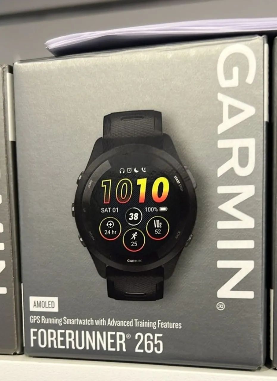 Relógio Garmin Forerunner 265 Music Preto, Branco ou Azul. - Foto 5