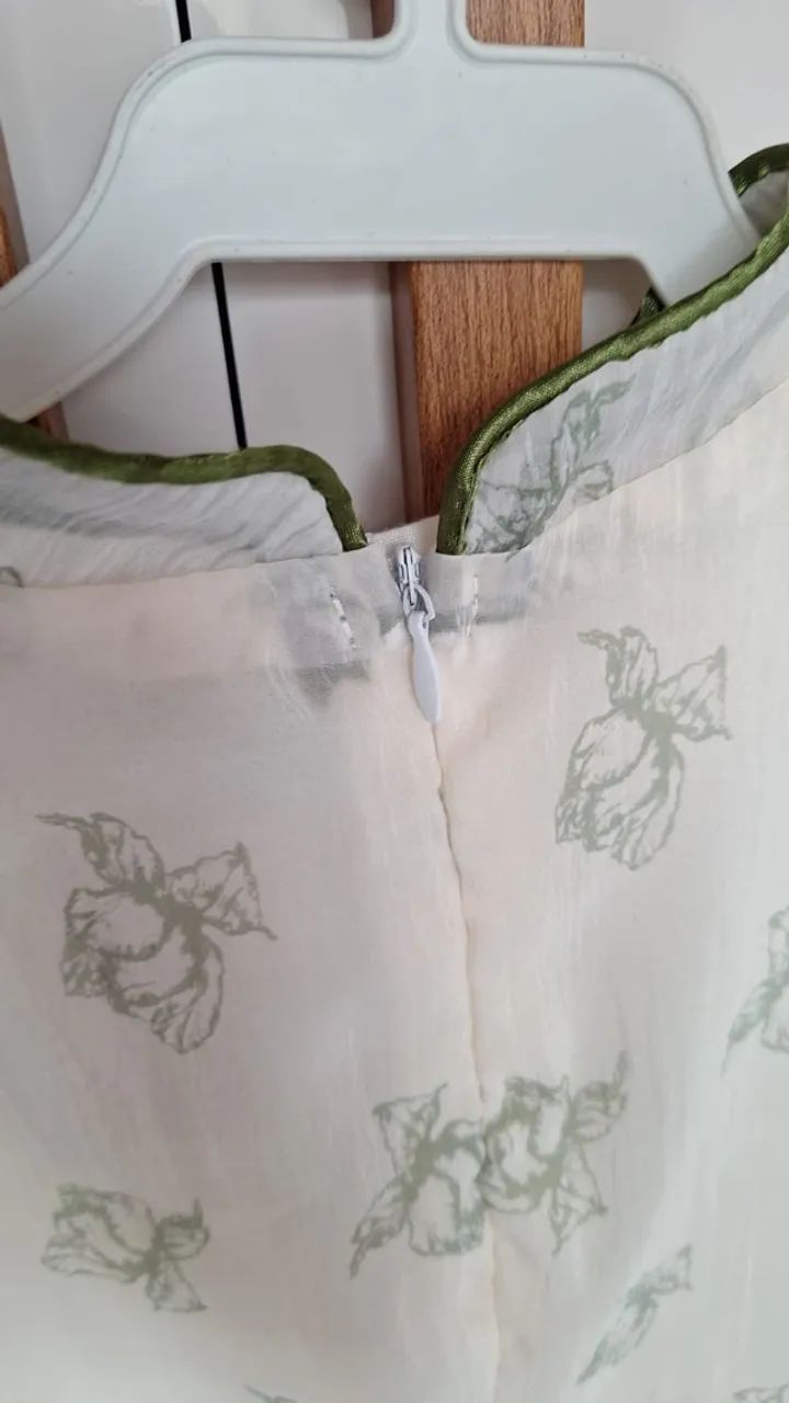 VESTIDO COREANO IMPORTADO VERDE - Foto 4