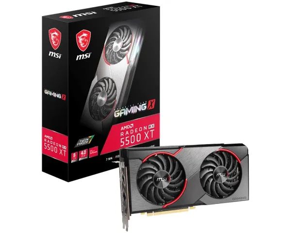 Placa de video rx 5500 xt msi 8gb