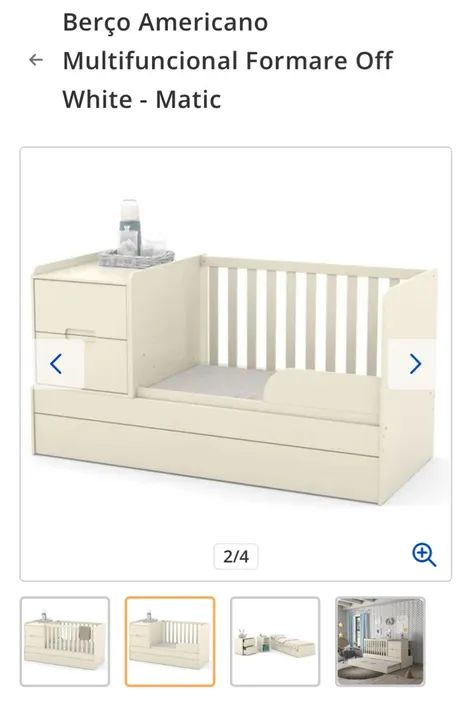 Berço 7 em 1 Formare Multifuncional  - Foto 6