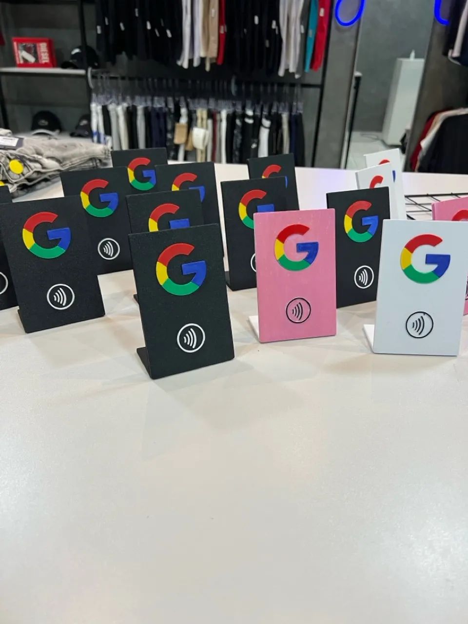 Plaquinha avaliação Google NFC - 3D atacado - Foto 2
