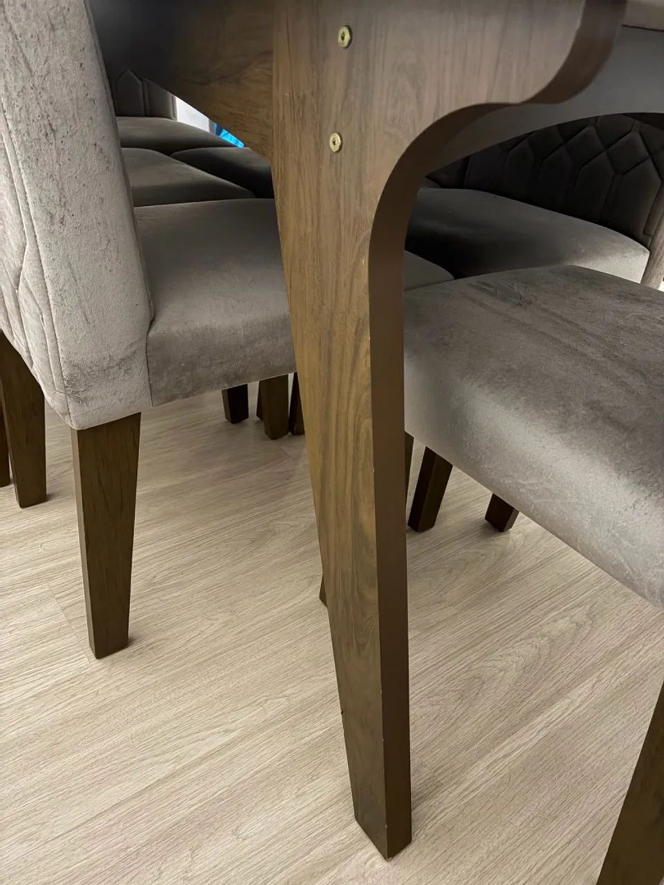 Conjunto de mesa de jantar com 6 cadeiras - Foto 3