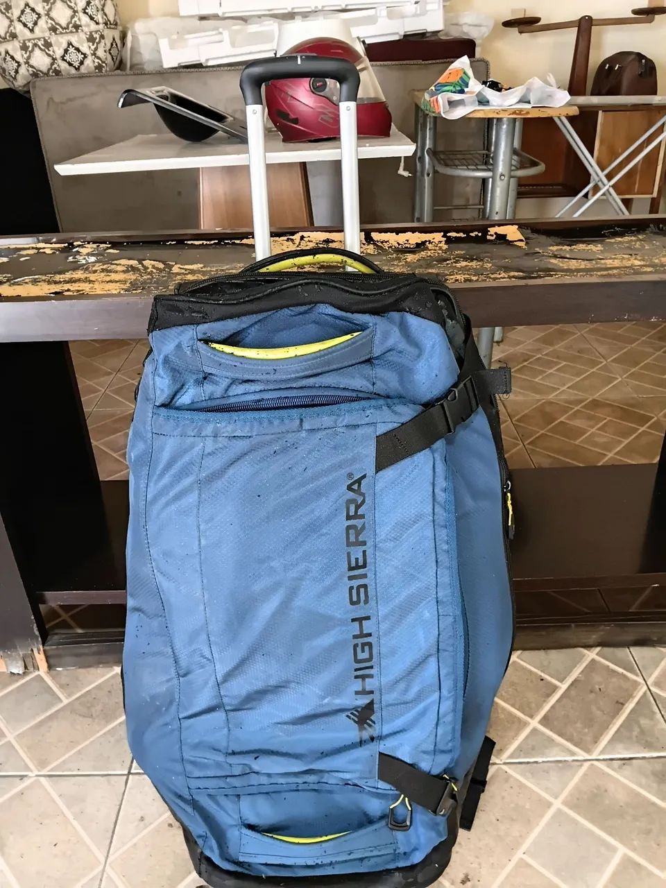 Mochila de viagem estilo mala 