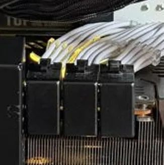 Adaptador Conector Pci-e Graus 8 Pinos Placa Video Gpu NEGATIVO - Foto 3