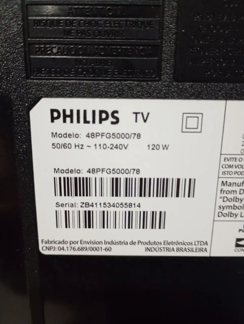 Tv Philips 48" modelo PFG5000/78 - Foto 5