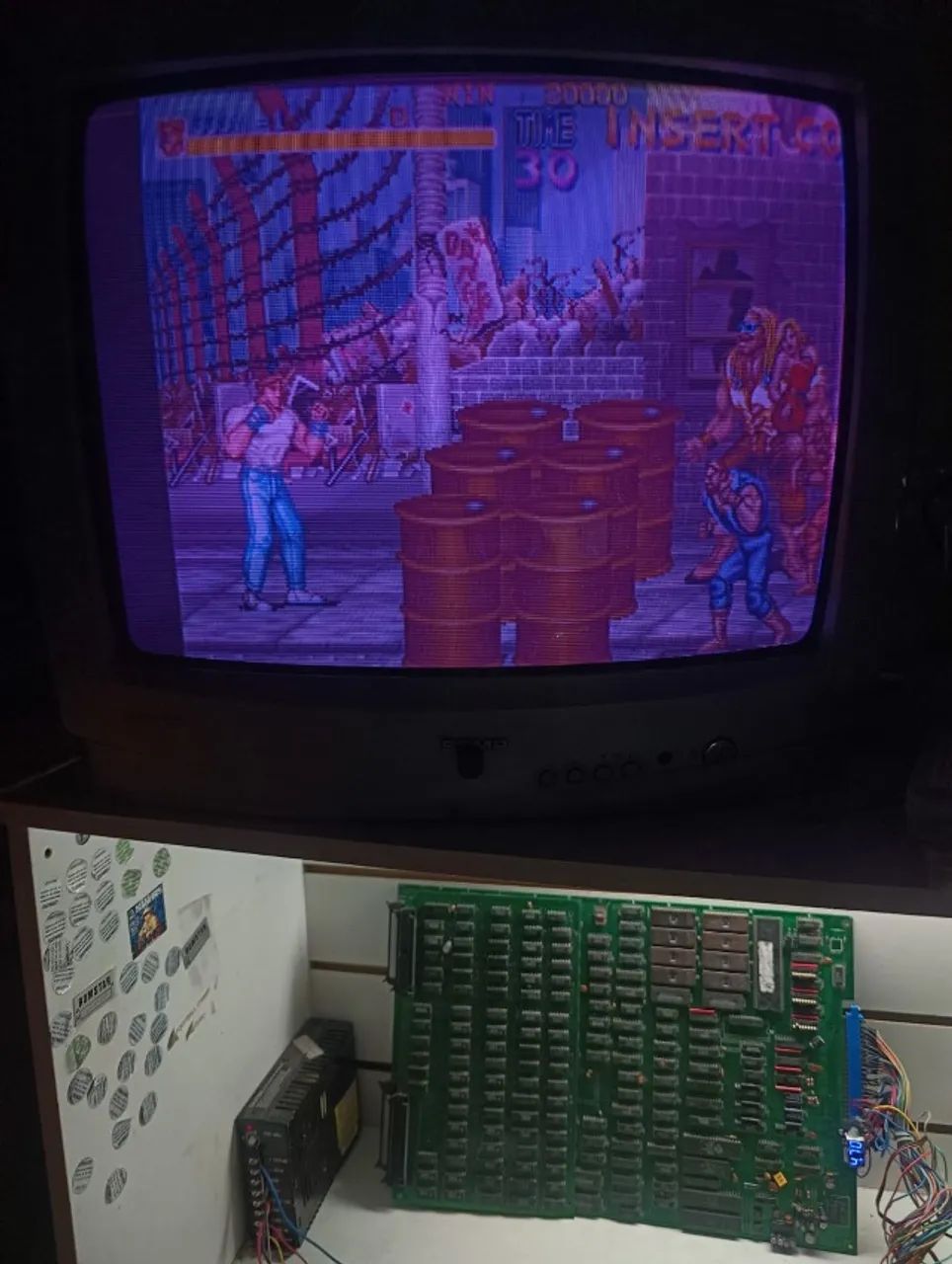 placa fliperama jamma final fight ou final crash - Foto 5