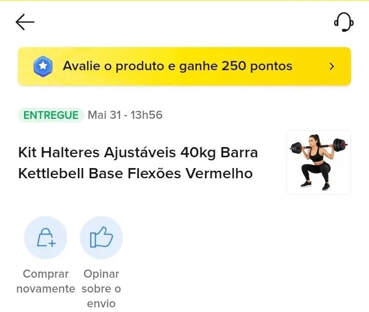Kit MUSCULAÇÃO  40KG!! - Foto 2