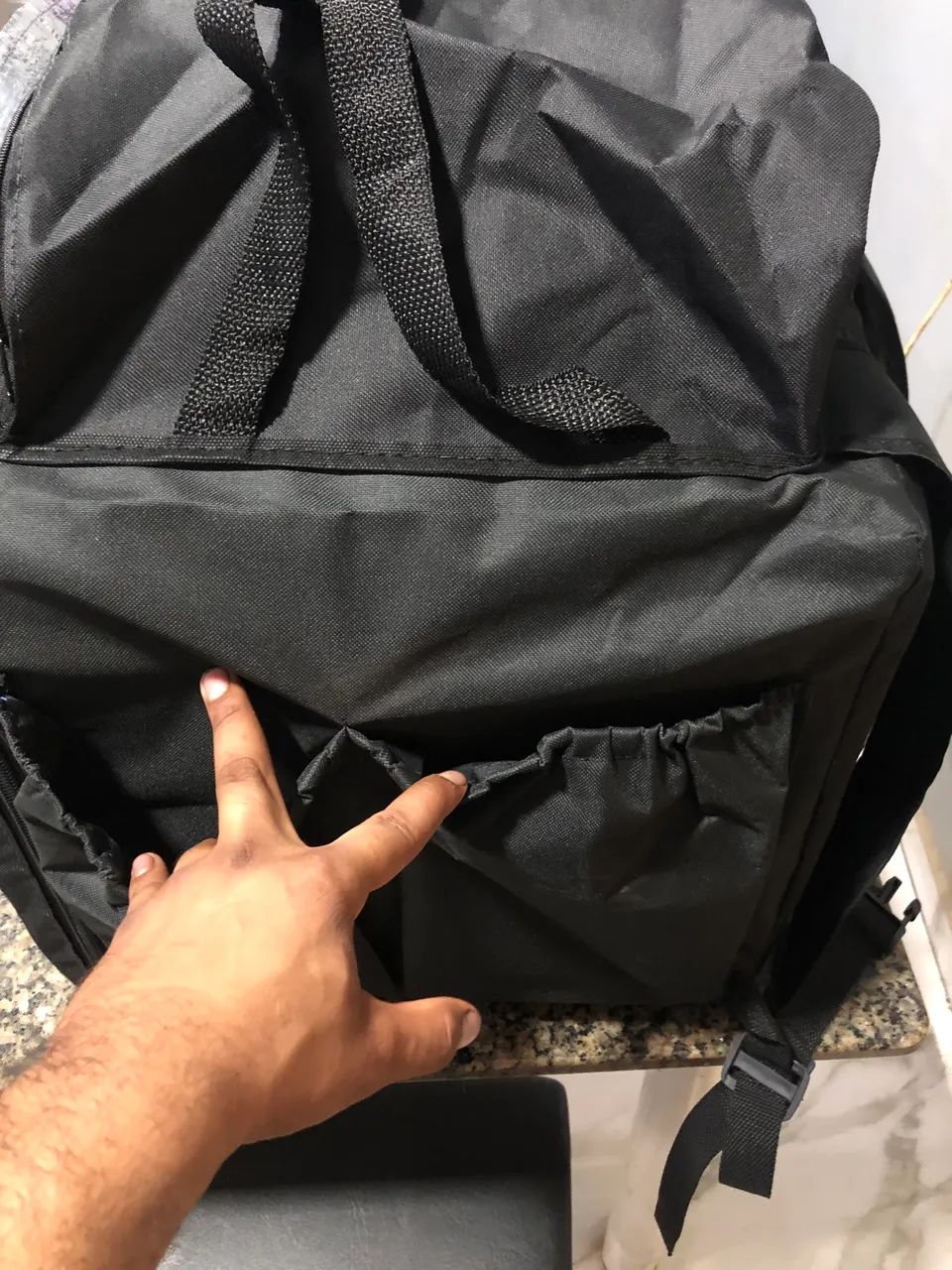 Bag de motoboy 45L laminada - Foto 5