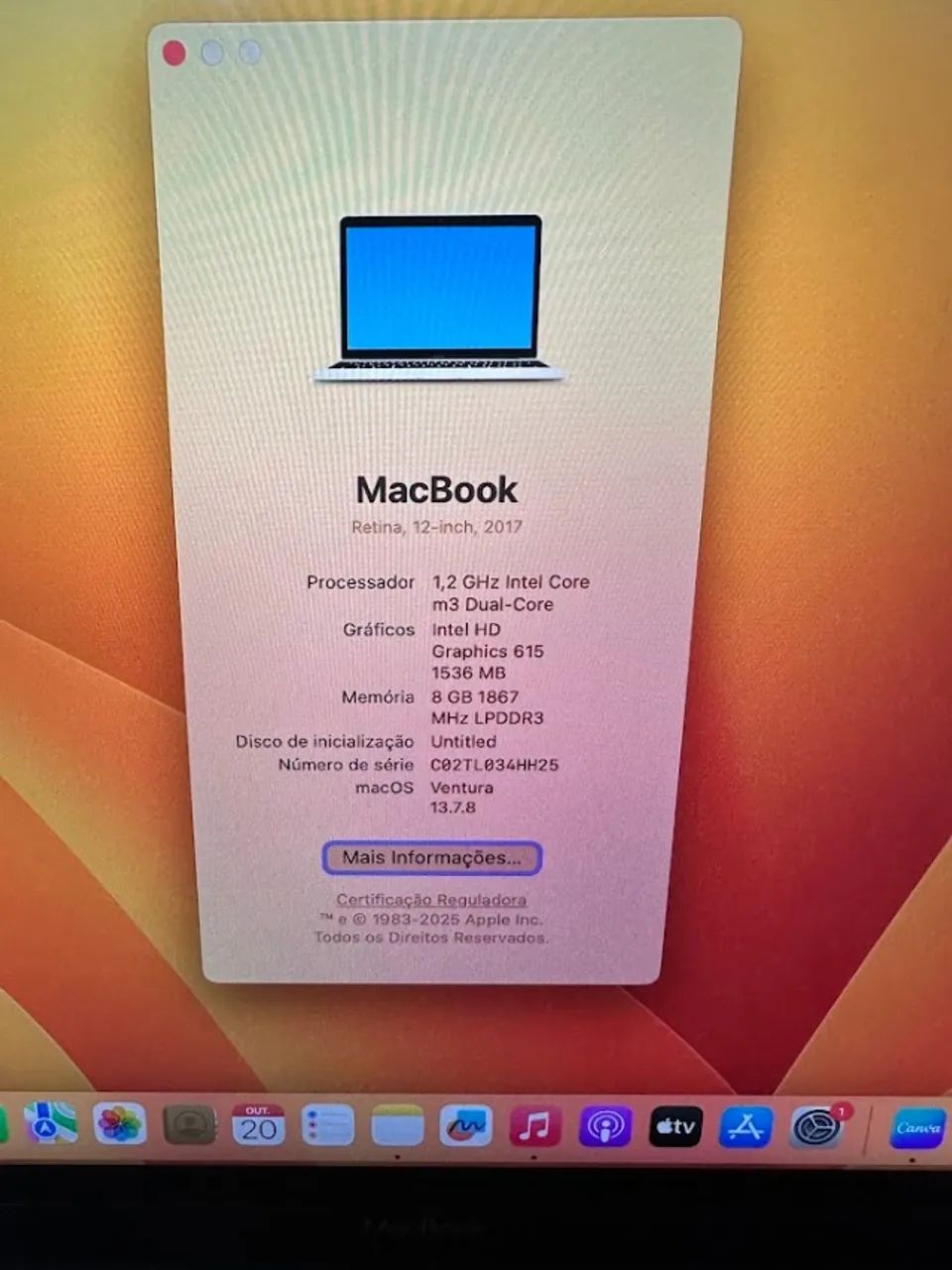 MacBook Air 12 A1534 2017 - Foto 2