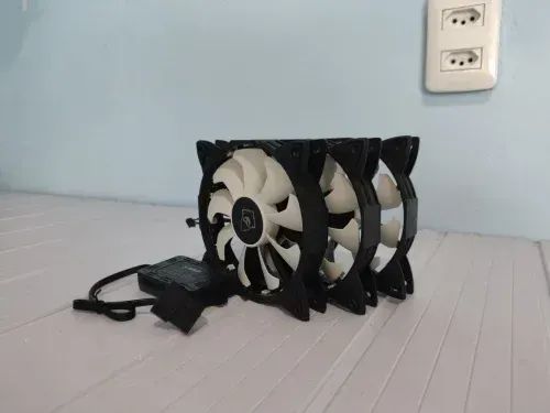 Kit Fan Mancer ARGB 120mm + Controladora - Foto 2