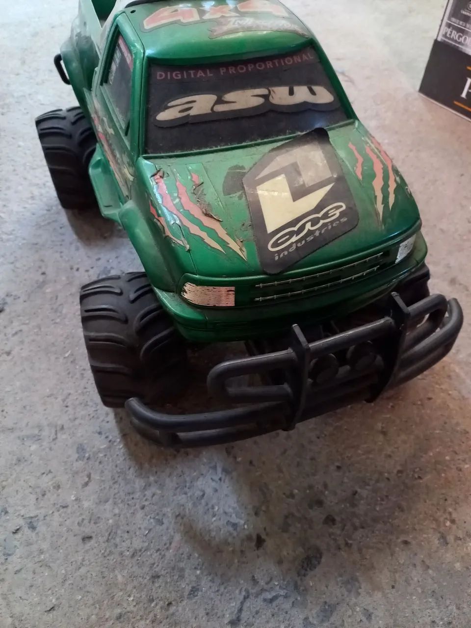 Interceptor 4x4 RC Monster Truck, carro de controle remoto digital