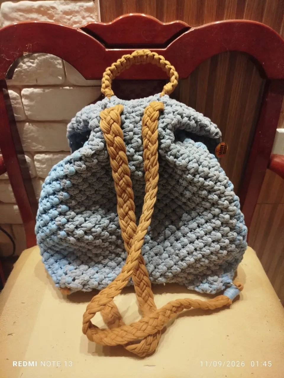 Bolsa Artesanal em Macrame  - Foto 2