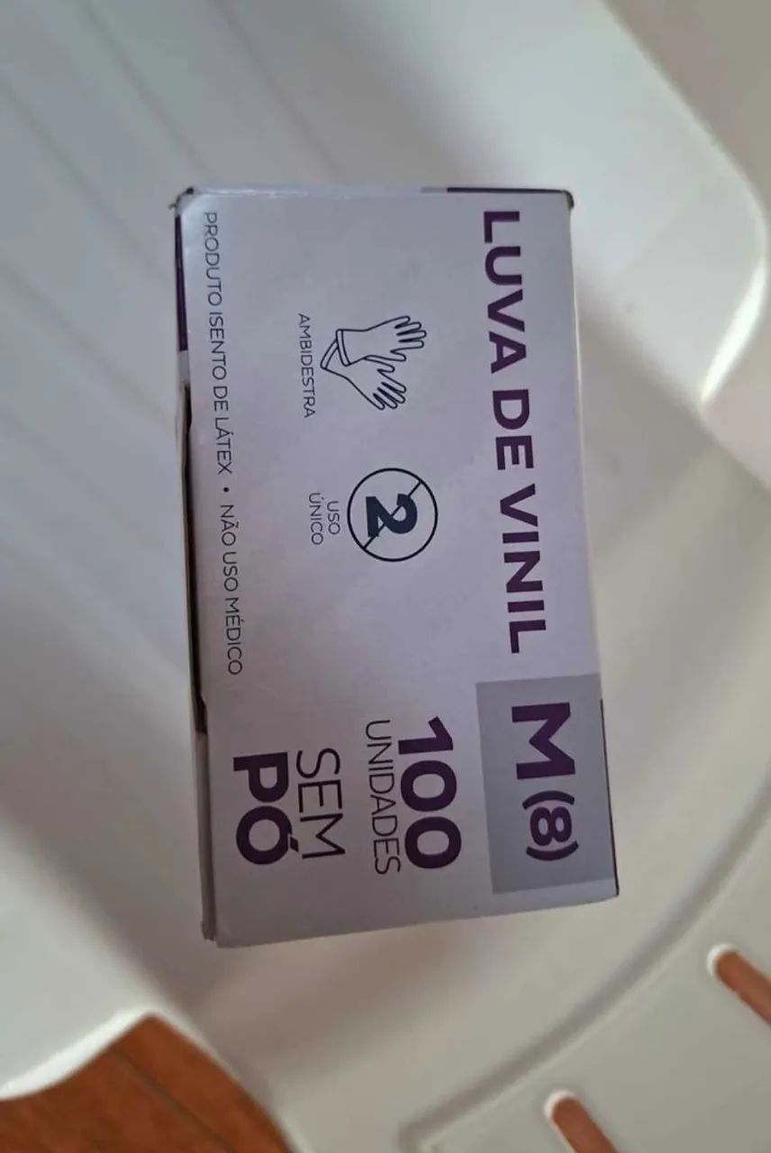 Luvas nitrilicas e Vinil 