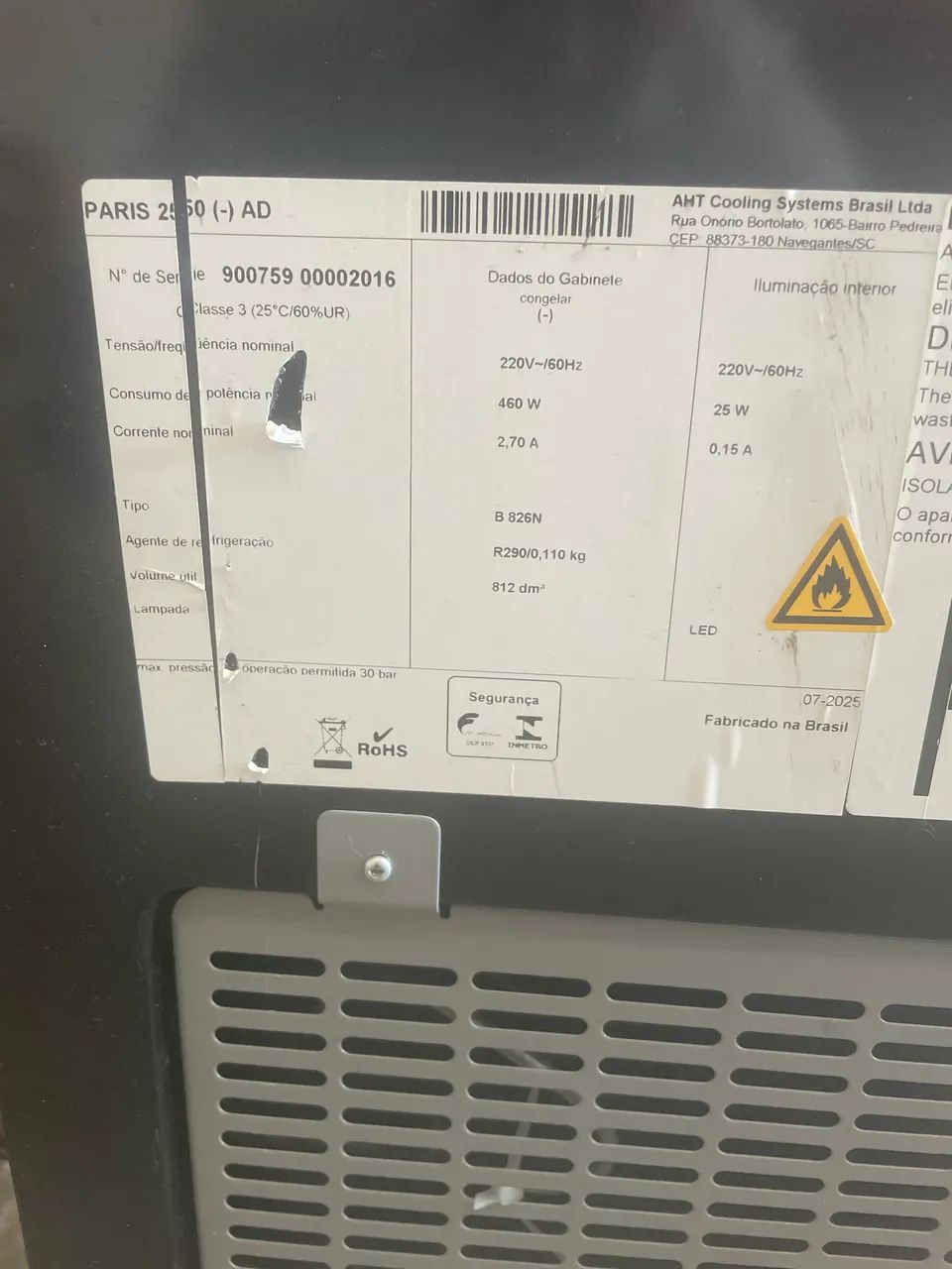 Freezer AHT 250 Paris - Foto 2