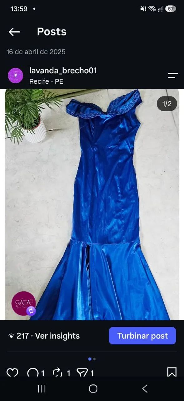 Vestido para festa