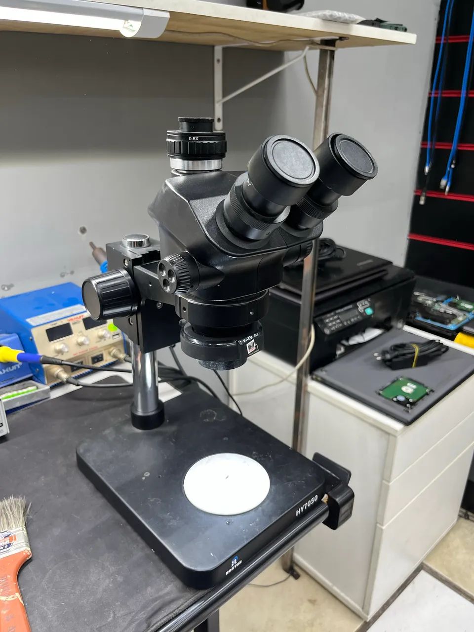 Microscópio Trinocular HY7050 - Foto 3