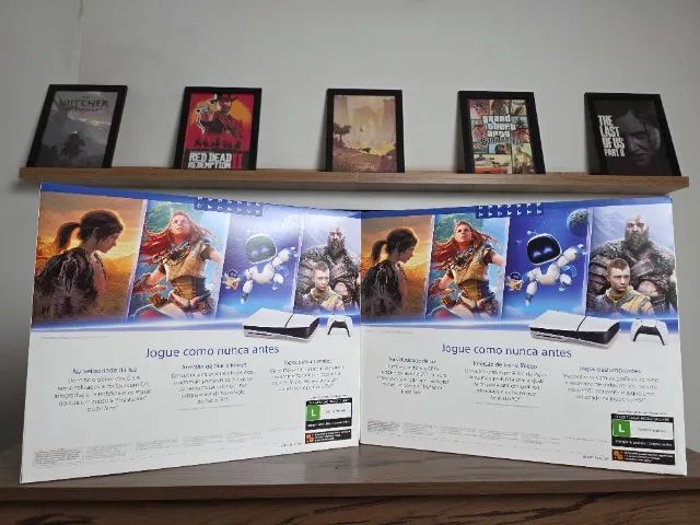 PS5 SLIM COM LEITOR DE DISCO [LACRADO+NF+GARANTIA - Foto 4