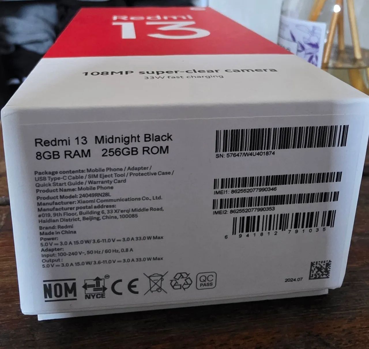 Redmi13 midnight Black 8GB RAM 256GB ROM - Foto 4