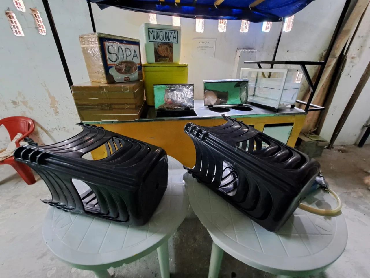 Carroça + utensílios de lanchonete 65153841126786121