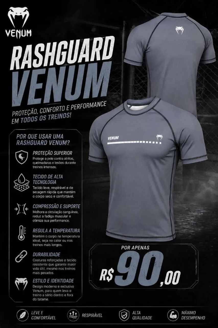 Rashguard Venum original 