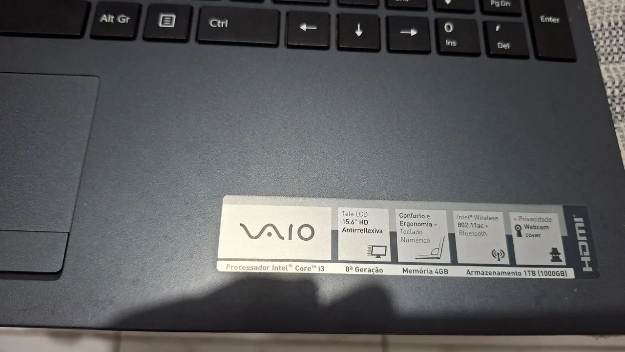 Vendo Notebook Vaio em ótimo estado - Foto 4