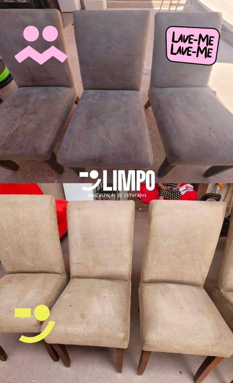 Limpeza de estofados - Limpeza, Higienização e Desinfecção - Foto 4