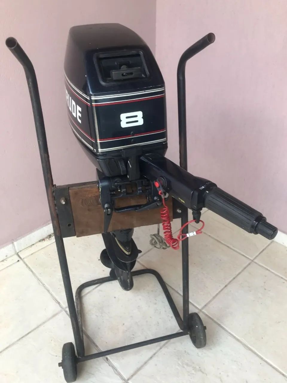 Motor de Popa Evinrude 8HP - Foto 4