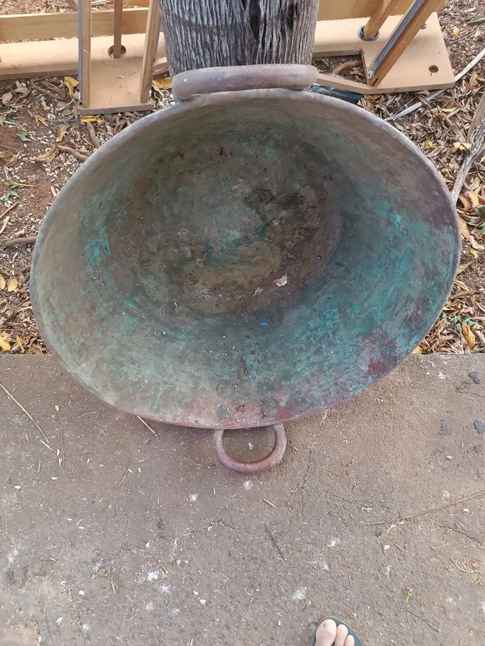 Tacho de cobre antigo - Foto 2